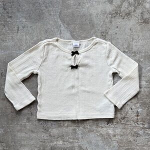 Pointelle Long Sleeve